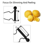 Vegetable Peeler Set 3-Blade Stainless Steel Ambidextrous Handle