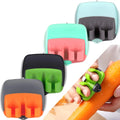 Vegetable Peeler Set 4-Piece Ergonomic Rubber Grip