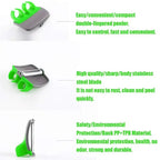 Vegetable Peeler Set 4-Piece Ergonomic Rubber Grip