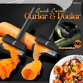 Vegetable Peeler & Spiralizer Stainless Steel Blade Ergonomic Handle