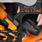 Vegetable Peeler & Spiralizer Stainless Steel Blade Ergonomic Handle