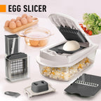Vegetable Slicer 10-in-1 Stainless Steel Blades