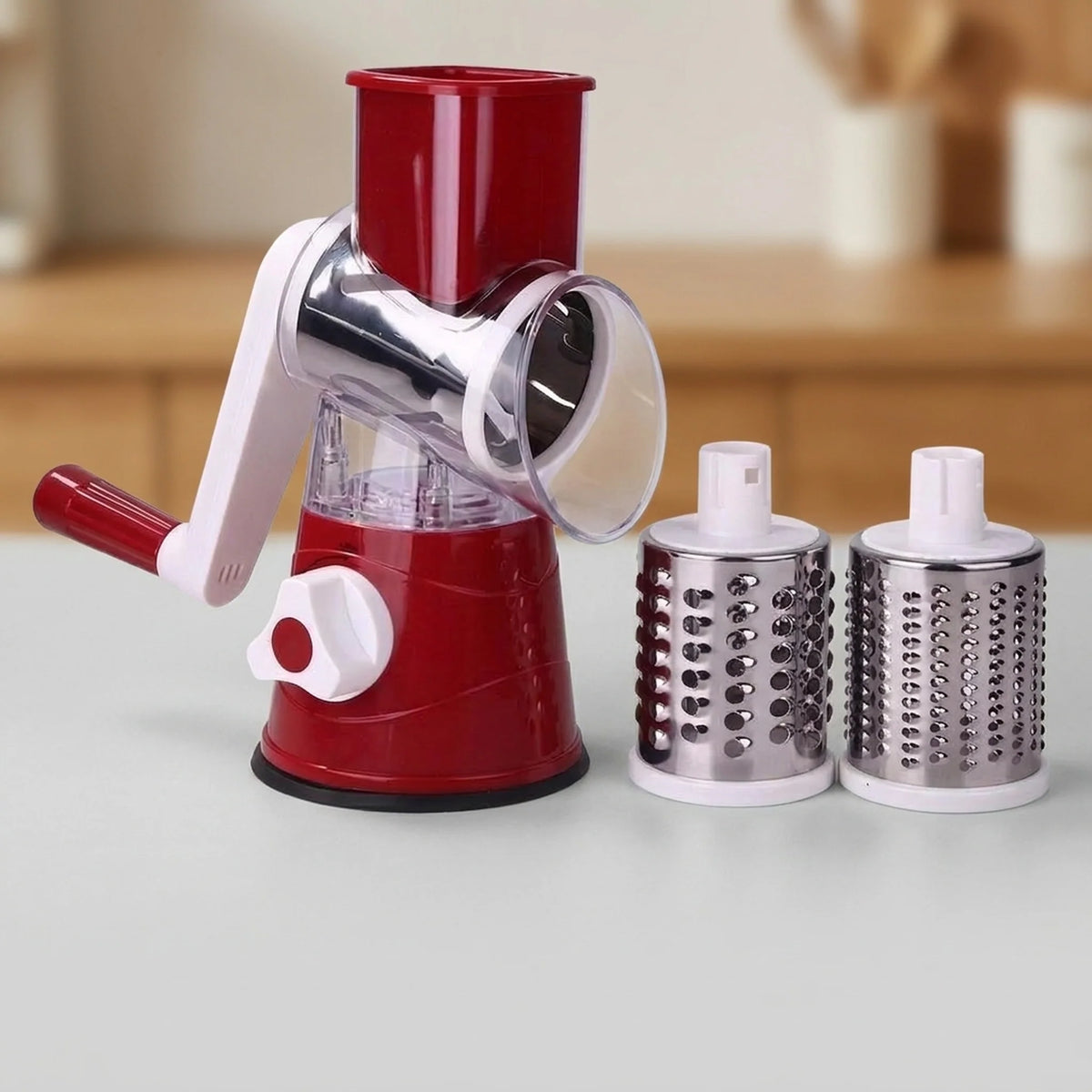 Vegetable Slicer 3-In-1 Rotary Manual Compact