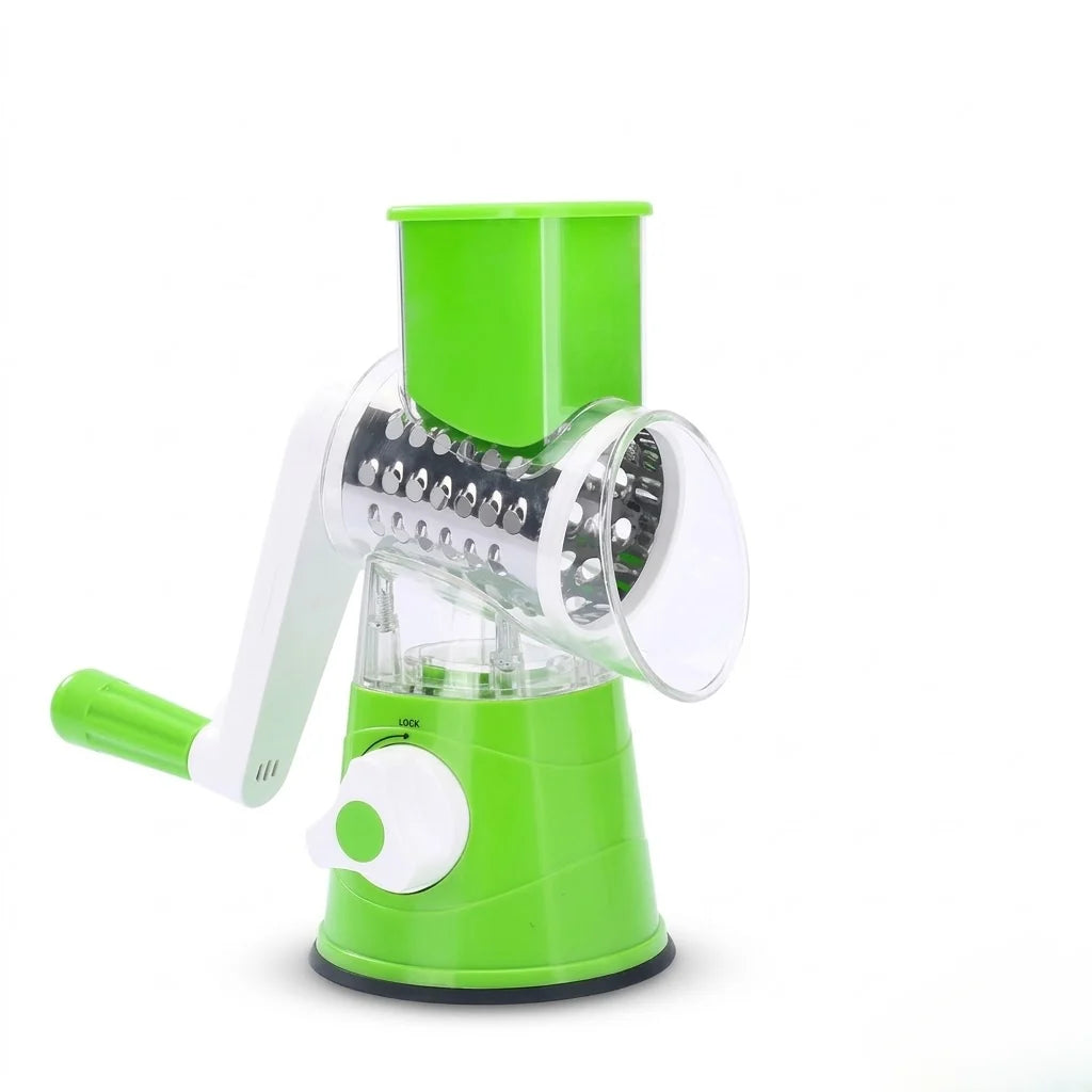 Vegetable Slicer 3-In-1 Rotary Manual Compact