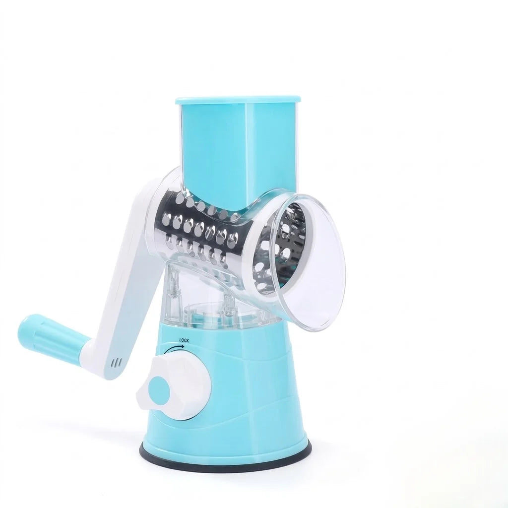 Vegetable Slicer 3-In-1 Rotary Manual Compact