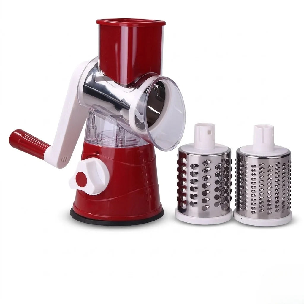 Vegetable Slicer 3-In-1 Rotary Manual Compact