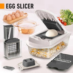 Vegetable Slicer 8 Interchangeable Blades & Container