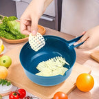 Vegetable Slicer & Chopper 12 Interchangeable Blades Hand Guard
