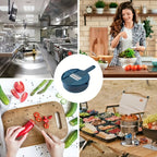 Vegetable Slicer & Chopper 12 Interchangeable Blades Hand Guard