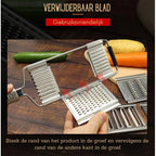 Vegetable Slicer Ergonomic Handle Stainless Steel Blades