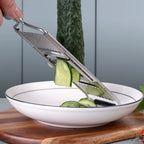 Vegetable Slicer Ergonomic Handle Stainless Steel Blades