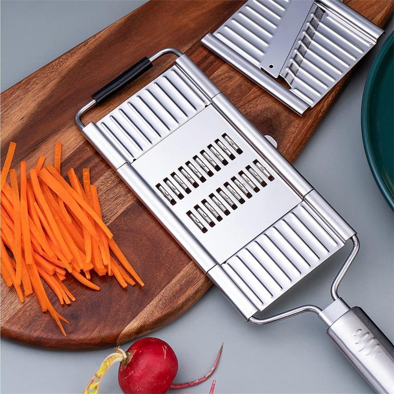 Vegetable Slicer Ergonomic Handle Stainless Steel Blades