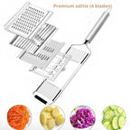 Vegetable Slicer Ergonomic Handle Stainless Steel Blades