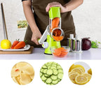 Vegetable Slicer Interchangeable Stainless Blades Detachable Container
