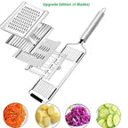 Vegetable Slicer Set Stainless Steel Interchangeable Blades
