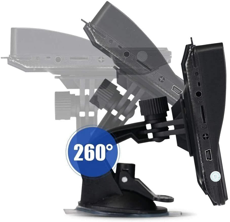 Vehicle GPS Navigator 7-Inch Touchscreen Live Traffic & Lifetime Maps