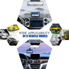 Vehicle GPS Navigator 7-Inch Touchscreen Live Traffic & Lifetime Maps