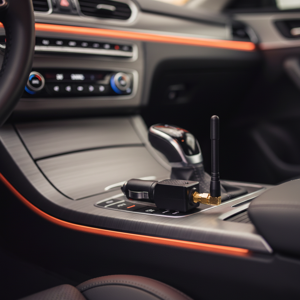 Vehicle GPS Signal Blocker Cigarette Lighter Adapter