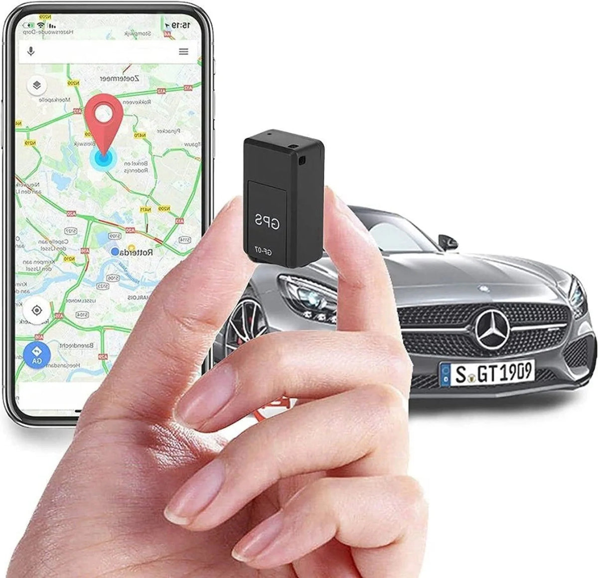 Vehicle GPS Tracker Magnetic No Monthly Fees 180-Day Battery