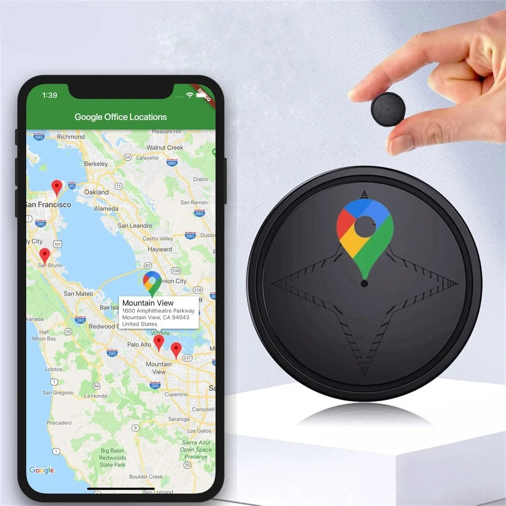 Vehicle GPS Tracker Real-Time Waterproof Magnetic Mount