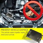 Vehicle Rodent Repeller Ultrasonic Easy Install & Indicator Light
