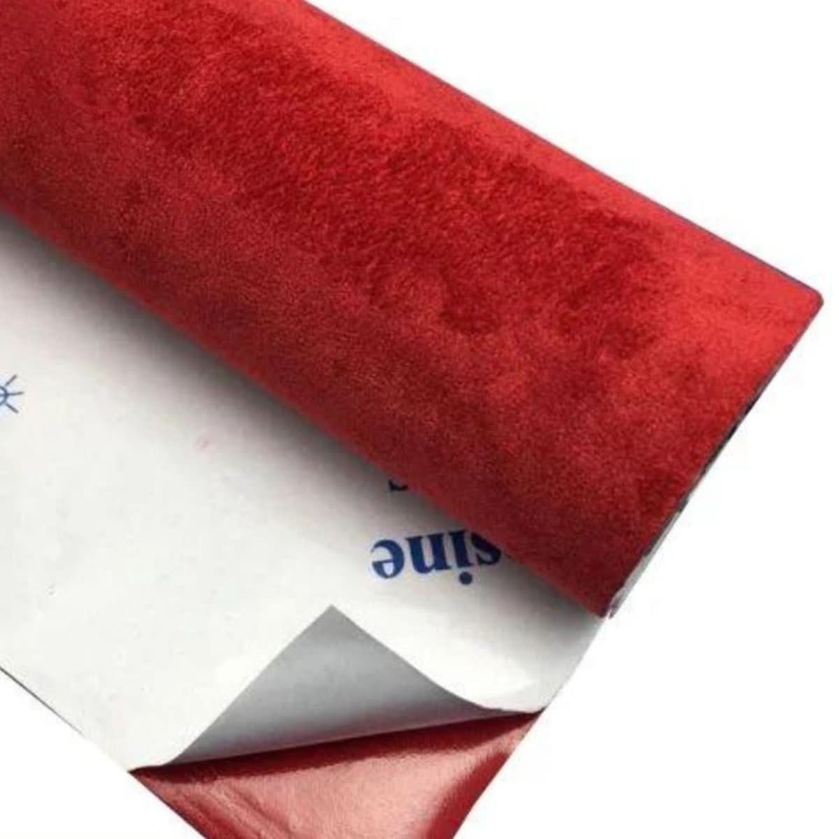 Velvet Upholstery Fabric Peel-and-Stick Wipe-Clean