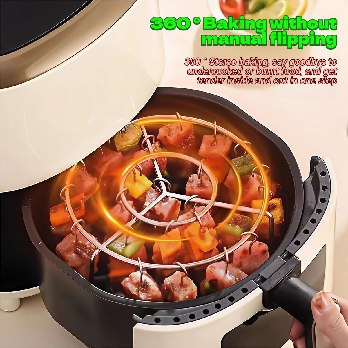Vertical Skewer Rack Stainless Steel Detachable 24 Skewers