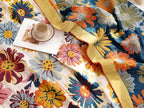 Vibrant Reversible Organic Cotton Blanket (Machine Washable)