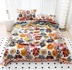 Vibrant Reversible Organic Cotton Blanket (Machine Washable)