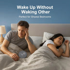 Vibrating Alarm Clock Rechargeable Under-Pillow 110 Decibel