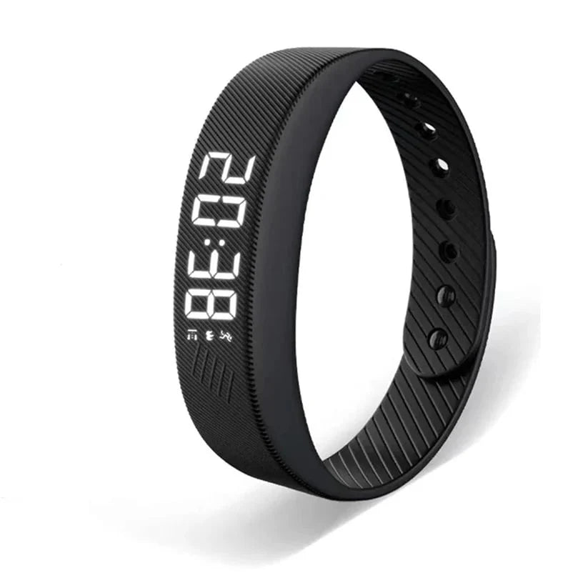 Vibrating Alarm Wristband Silent Vibration LED Display USB Rechargeable