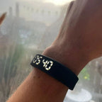 Vibrating Alarm Wristband Silent Vibration LED Display USB Rechargeable