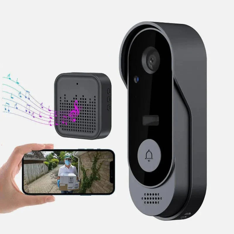 Video Doorbell Wireless Night Vision Motion Alerts