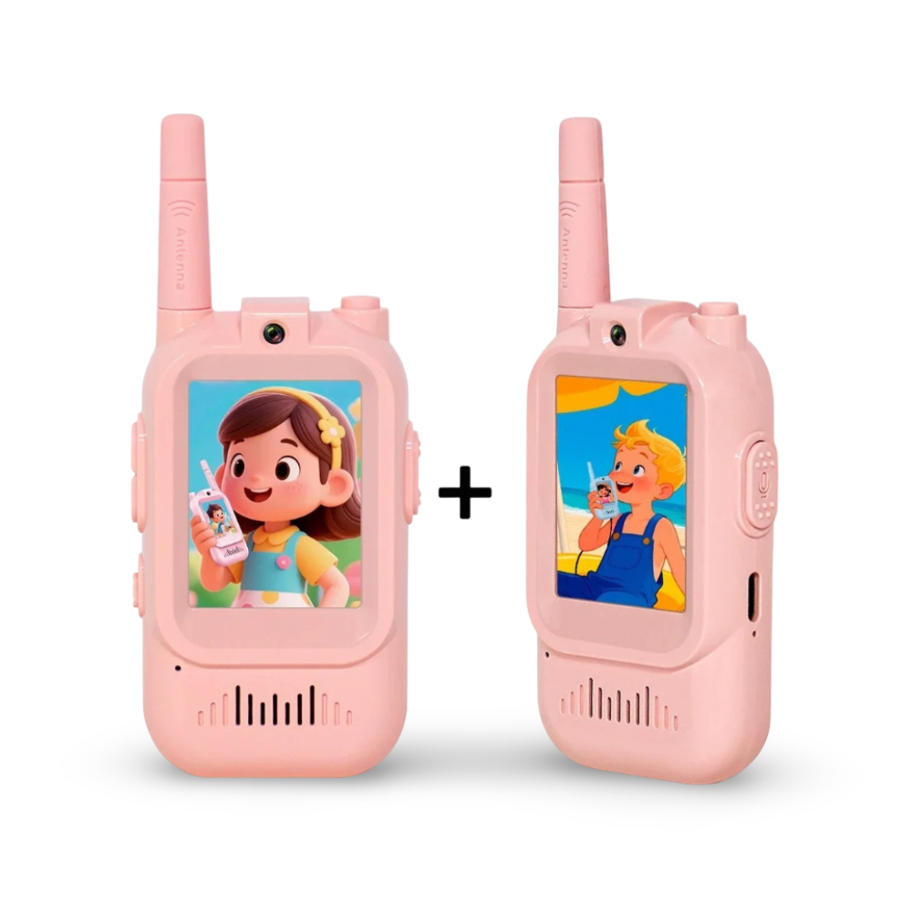 Video Walkie Talkie Built-In Camera Rechargeable Set of 2