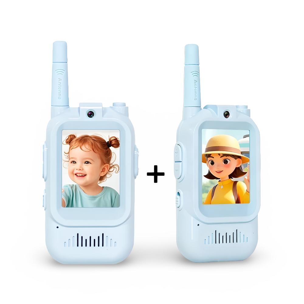 Video Walkie Talkie Built-In Camera Rechargeable Set of 2