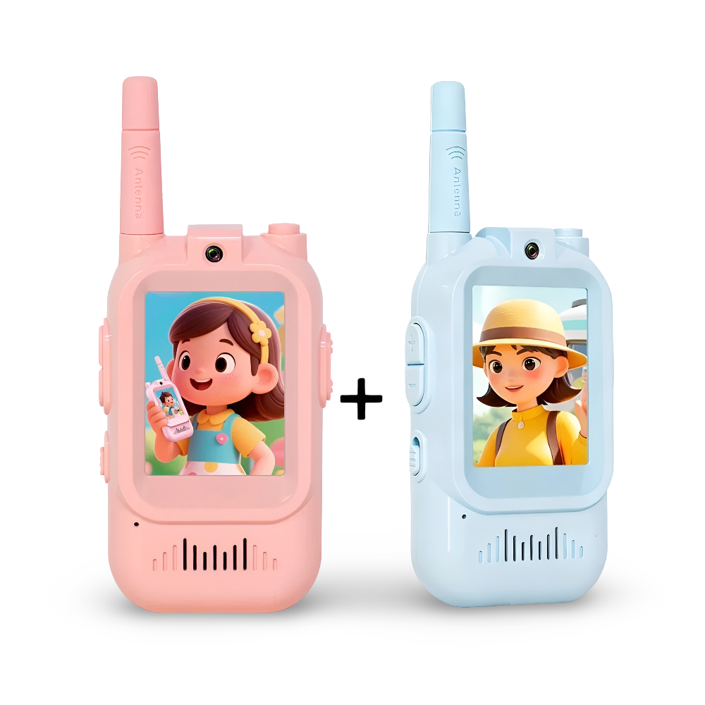 Video Walkie Talkie Built-In Camera Rechargeable Set of 2