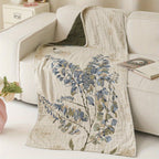 Vintage Floral 100% Cotton Bath Towel Blanket