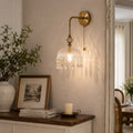 Vintage-Inspired Copper & Glass Wall Sconce (50,000-Hour Lifespan)