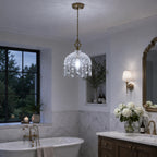 Vintage-Inspired Copper & Glass Wall Sconce (50,000-Hour Lifespan)