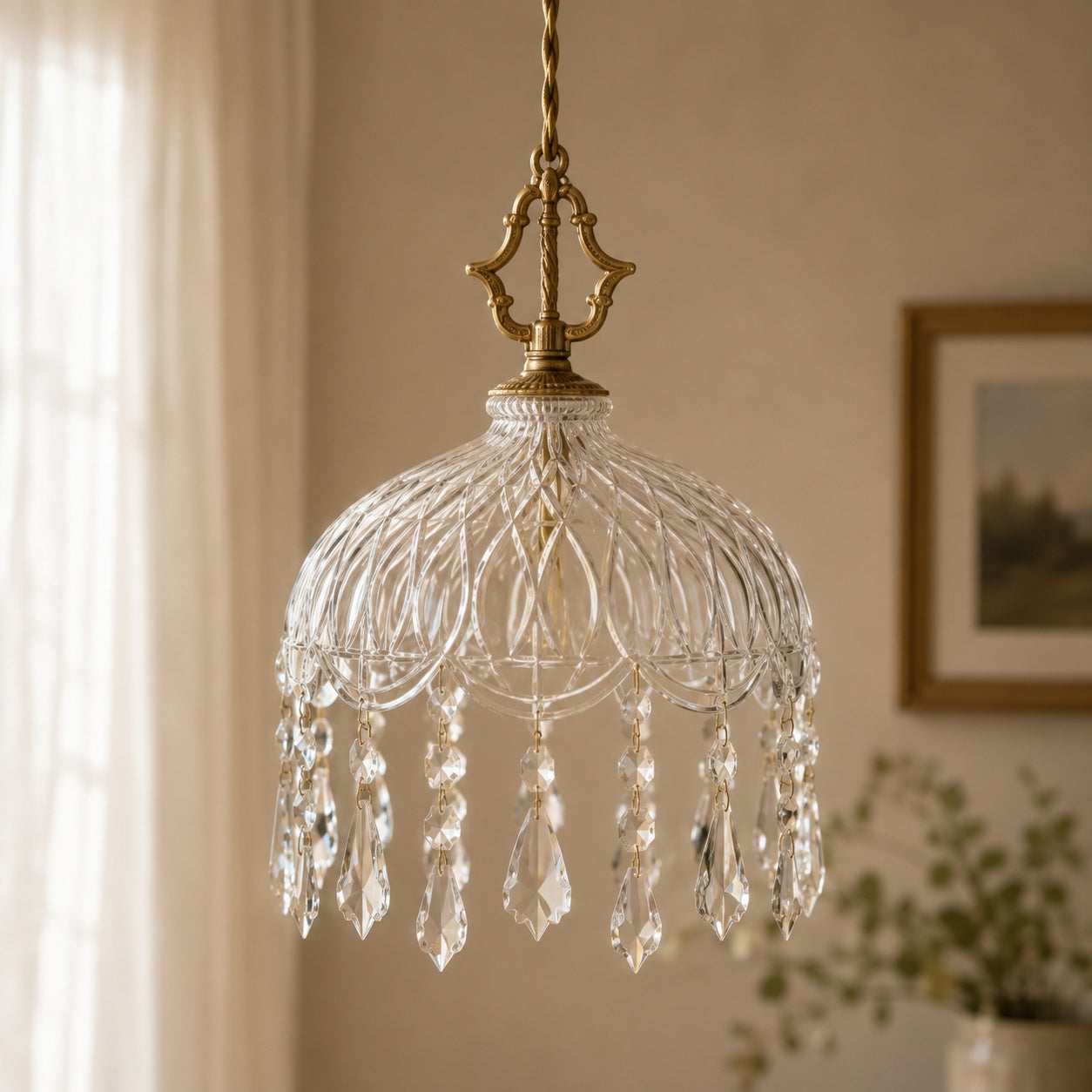 Vintage-Inspired Copper & Glass Wall Sconce (50,000-Hour Lifespan)