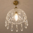Vintage-Inspired Copper & Glass Wall Sconce (50,000-Hour Lifespan)