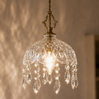 Vintage-Inspired Copper & Glass Wall Sconce (50,000-Hour Lifespan)