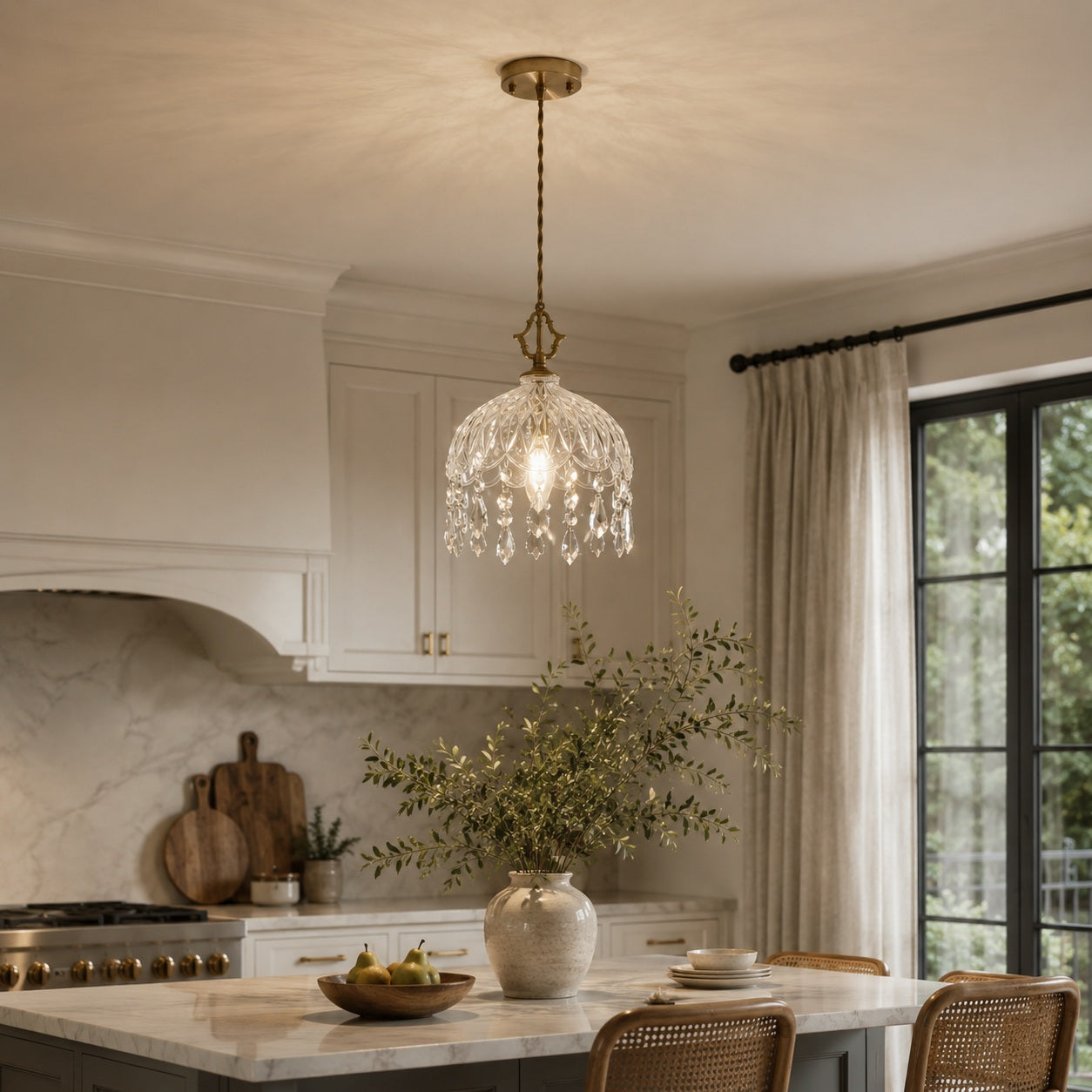 Vintage-Inspired Copper & Glass Wall Sconce (50,000-Hour Lifespan)