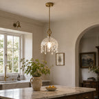 Vintage-Inspired Copper & Glass Wall Sconce (50,000-Hour Lifespan)