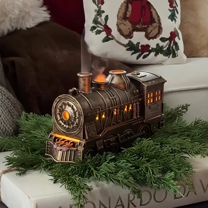 Vintage Locomotive USB-Powered Aromatherapy Humidifier (300ml)