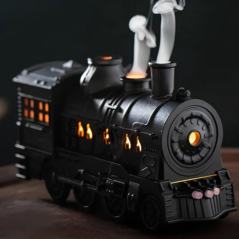 Vintage Locomotive USB-Powered Aromatherapy Humidifier (300ml)