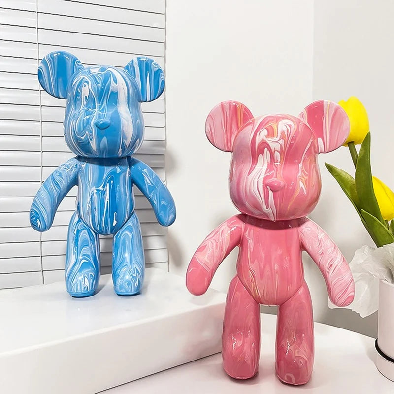 Vinyl Bear Figure Articulated Paint Ready