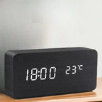 Voice-Control LED Alarm Clock (Temperature Display)