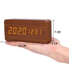 Voice-Control LED Alarm Clock (Temperature Display)
