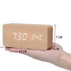 Voice-Control LED Alarm Clock (Temperature Display)